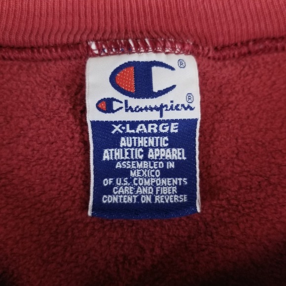 VTG USA Olympic Sweatshirt Mens XL Red US Olympic Training Center Champion 90s - Picture 5 of 11